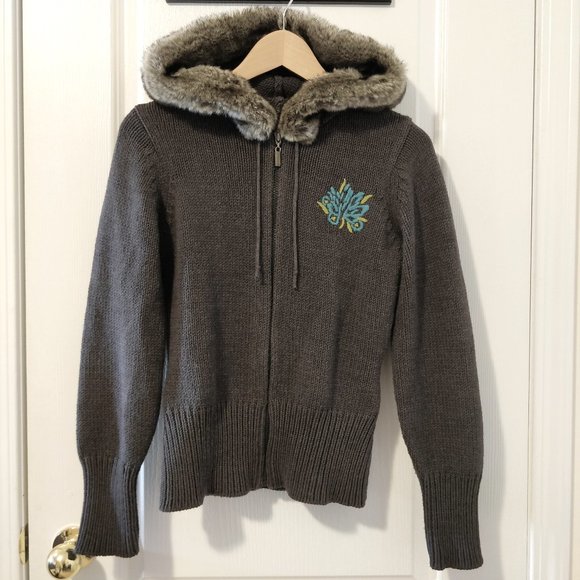 MEXX Hooded Knit Sweater Sz S - Picture 1 of 7